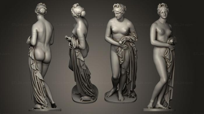 Статуи античные и исторические (Венера Вертикордия, STKA_1072) 3D модель для ЧПУ станка